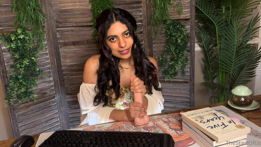 Adhara TheStartOfUs - Bookstore Clerk Calms Your Nerves JOI