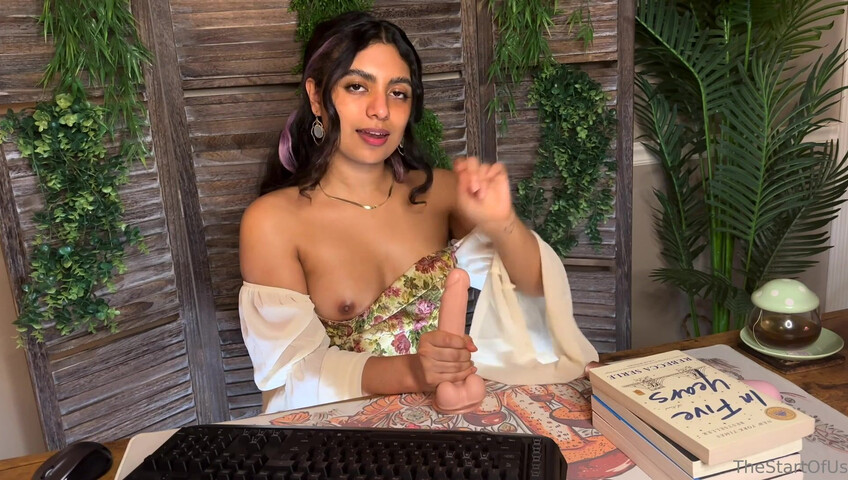 Adhara TheStartOfUs - Bookstore Clerk Calms Your Nerves JOI