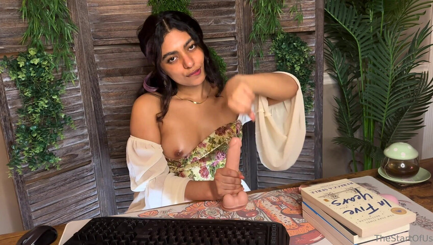 Adhara TheStartOfUs - Bookstore Clerk Calms Your Nerves JOI