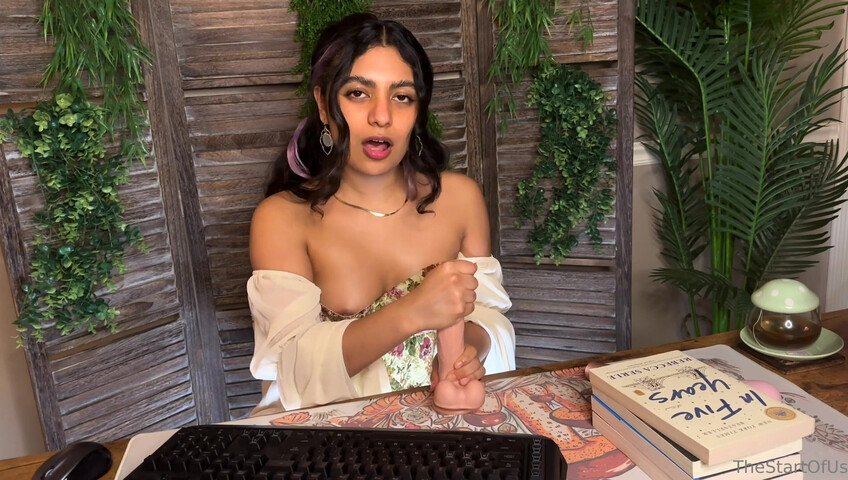 Adhara TheStartOfUs - Bookstore Clerk Calms Your Nerves JOI