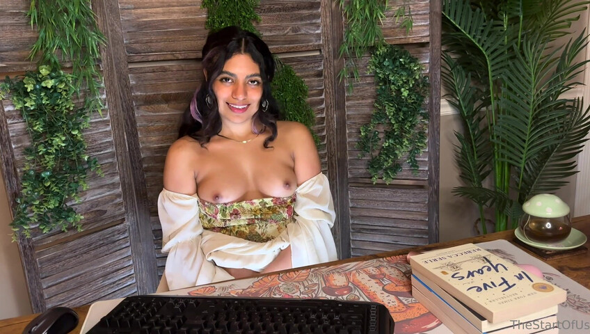 Adhara TheStartOfUs - Bookstore Clerk Calms Your Nerves JOI