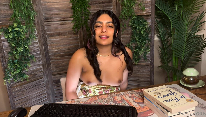 Adhara TheStartOfUs - Bookstore Clerk Calms Your Nerves JOI