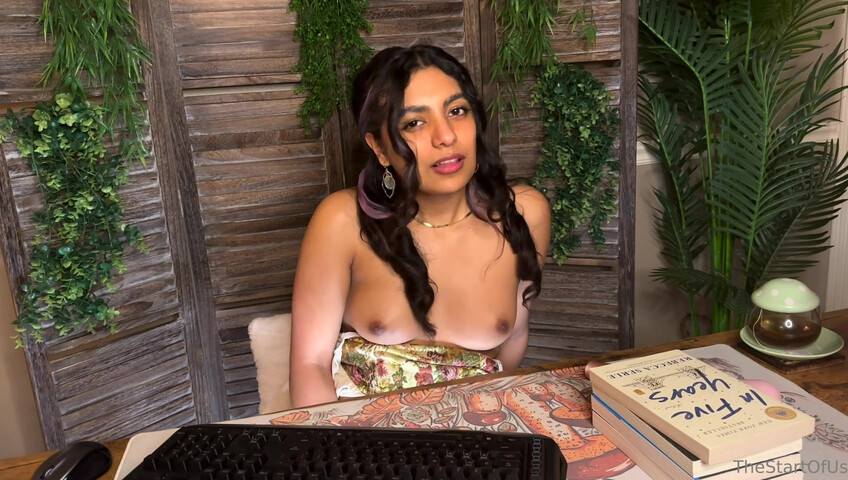 Adhara TheStartOfUs - Bookstore Clerk Calms Your Nerves JOI