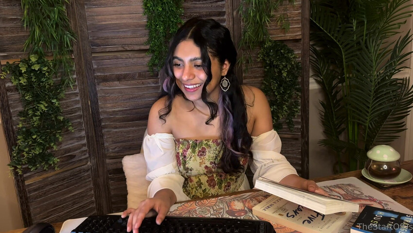 Adhara TheStartOfUs - Bookstore Clerk Calms Your Nerves JOI