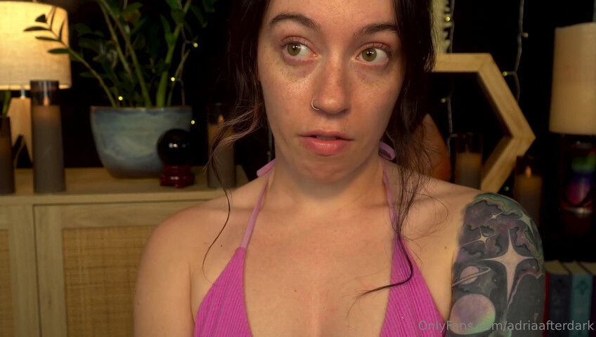 AdriaAsmr  - Bratty Stepsis Gives BJ