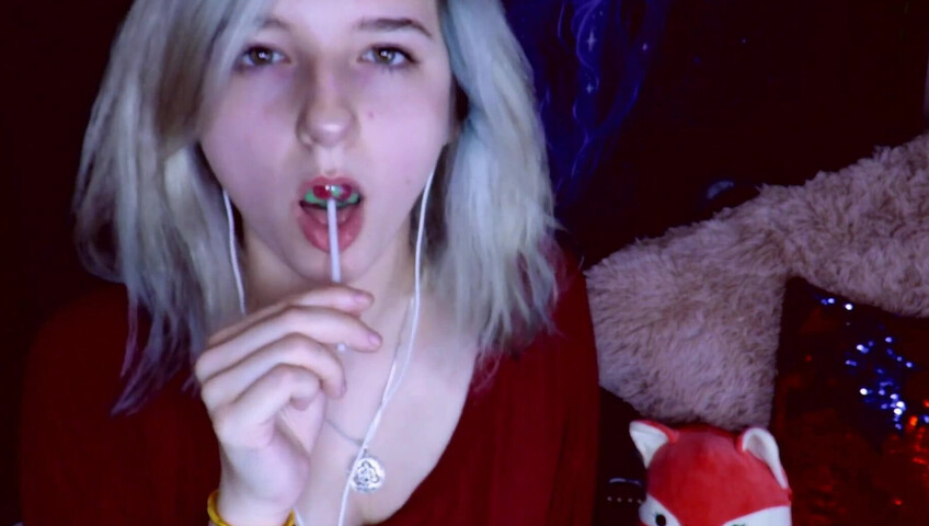 Aftyn Rose ASMR - Lollipop Licking and Sucking