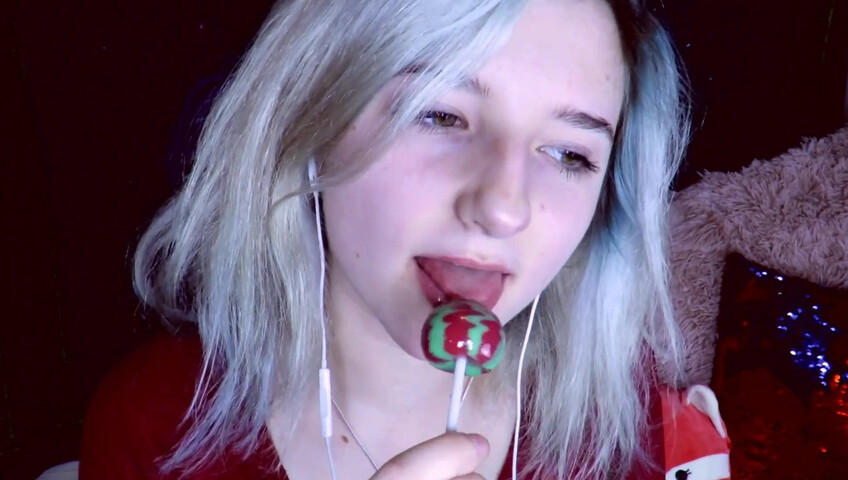 Aftyn Rose ASMR - Lollipop Licking and Sucking