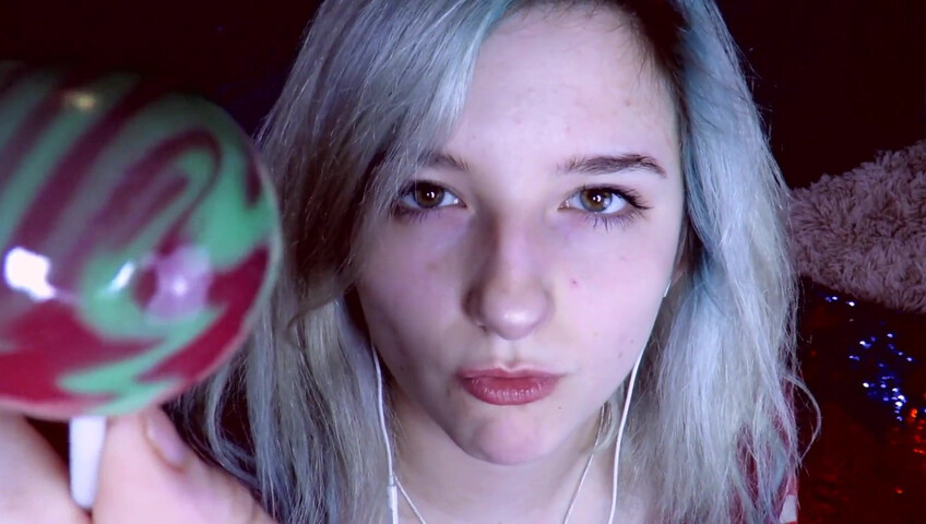 Aftyn Rose ASMR - Lollipop Licking and Sucking