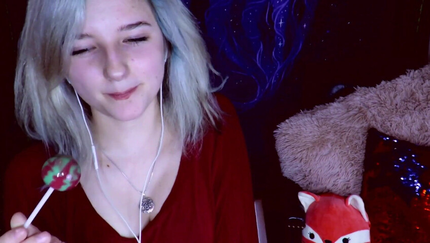 Aftyn Rose ASMR - Lollipop Licking and Sucking