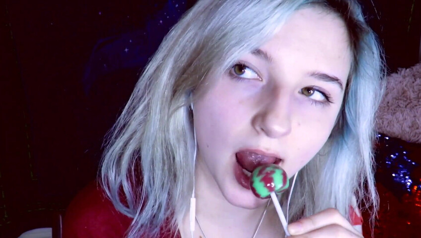 Aftyn Rose ASMR - Lollipop Licking and Sucking