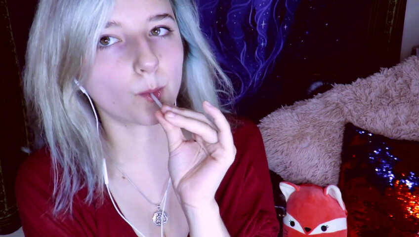 Aftyn Rose ASMR - Lollipop Licking and Sucking