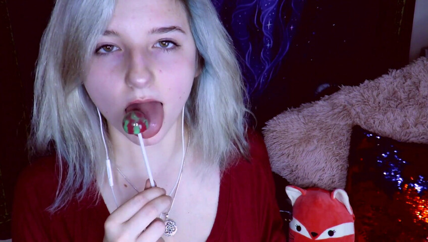 Aftyn Rose ASMR - Lollipop Licking and Sucking