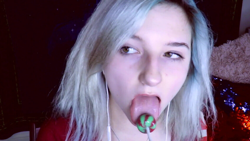Aftyn Rose ASMR - Lollipop Licking and Sucking