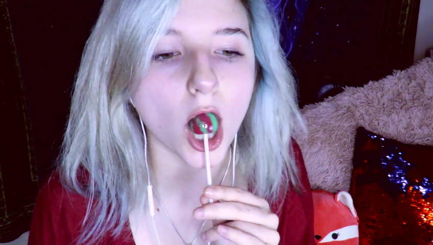 Aftyn Rose ASMR - Lollipop Licking and Sucking