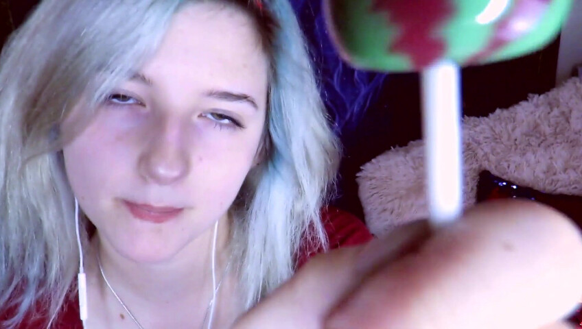 Aftyn Rose ASMR - Lollipop Licking and Sucking