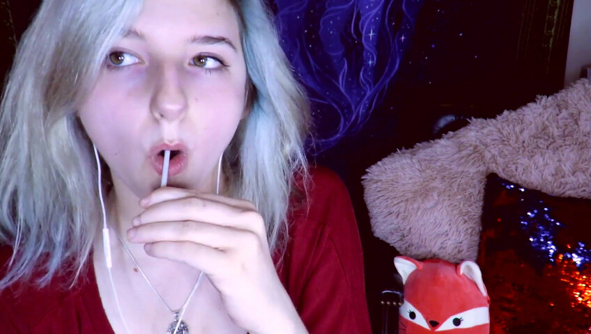 Aftyn Rose ASMR - Lollipop Licking and Sucking