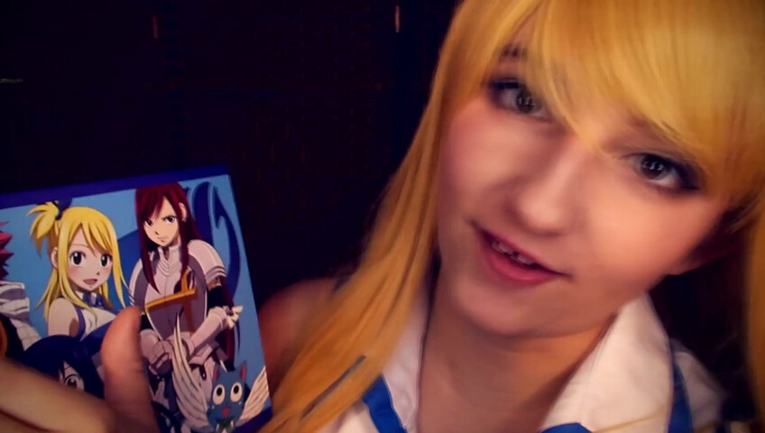 AftynRose ASMR - CosplASMR - Lucy from Fairytail needs a part time job