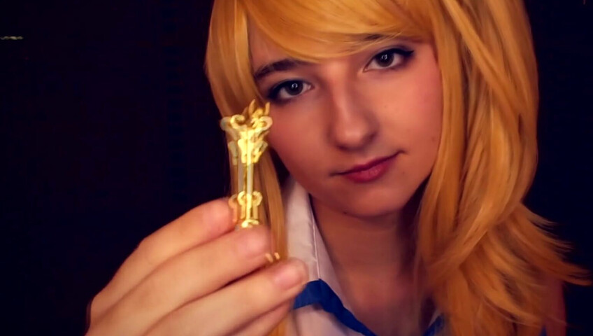 AftynRose ASMR - CosplASMR - Lucy from Fairytail needs a part time job