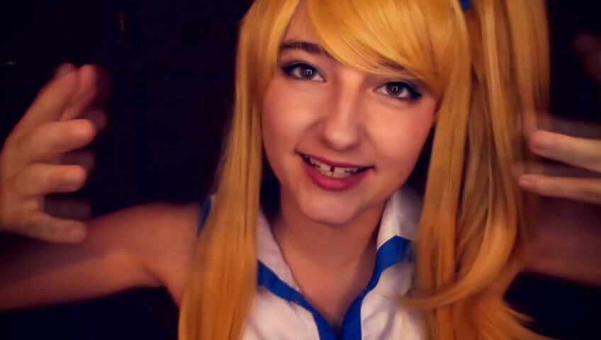 AftynRose ASMR - CosplASMR - Lucy from Fairytail needs a part time job