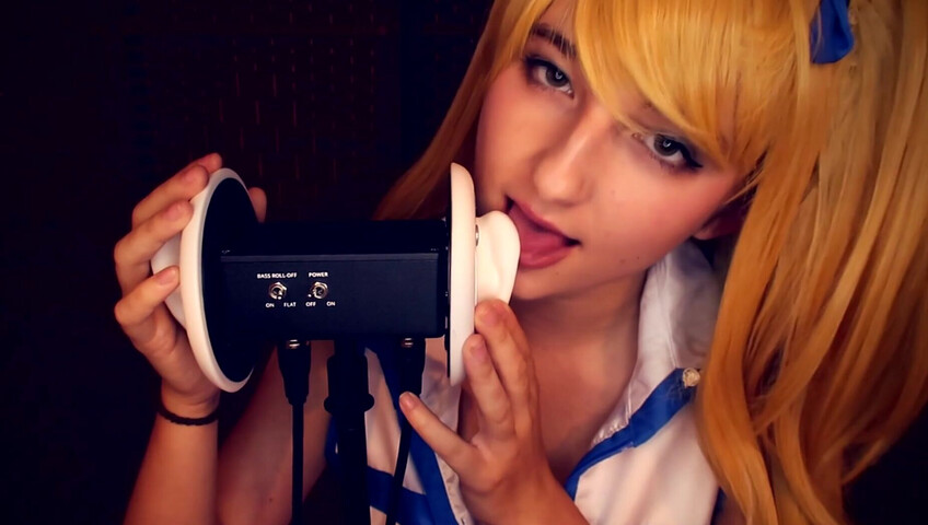 AftynRose ASMR - CosplASMR - Lucy from Fairytail needs a part time job