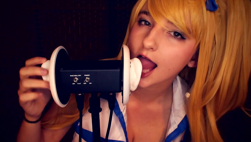 AftynRose ASMR - CosplASMR - Lucy from Fairytail needs a part time job