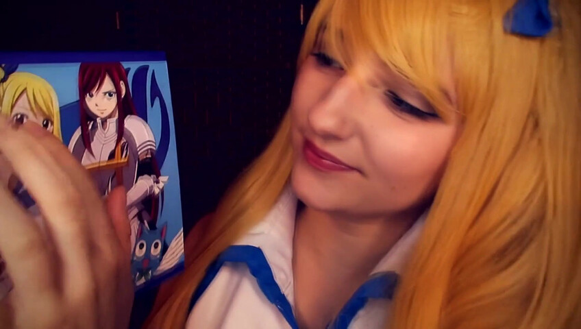 AftynRose ASMR - CosplASMR - Lucy from Fairytail needs a part time job
