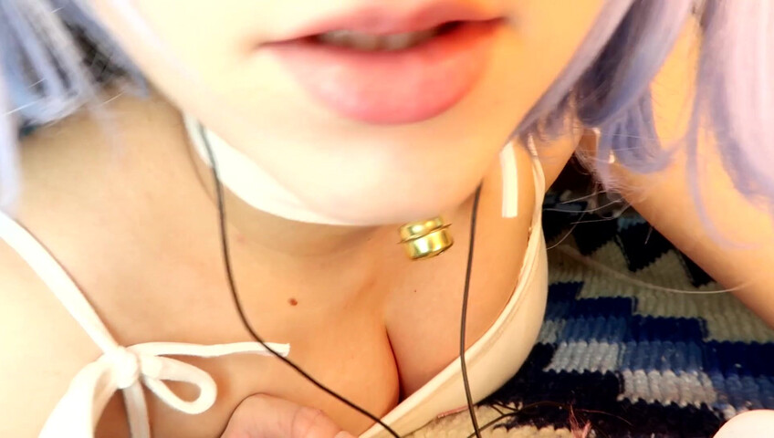 AftynRose ASMR - Rem Confesses Her Love and Smothers you in Kisses -)