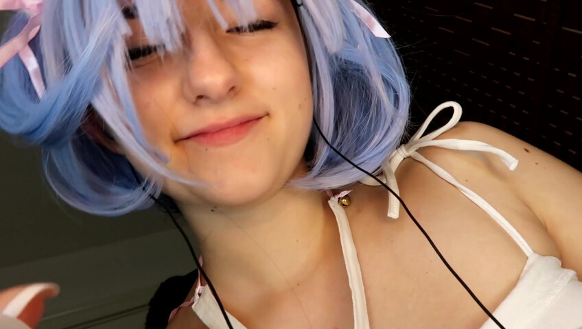 AftynRose ASMR - Rem Confesses Her Love and Smothers you in Kisses -)