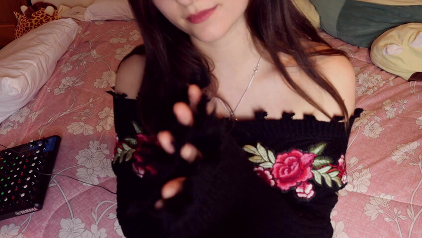 AftynRose ASMR - Scratching! Sweater, chest, booty, feet, legs, etc