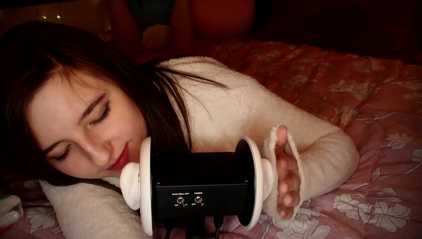 AftynRose ASMR - Snuggly ear licking