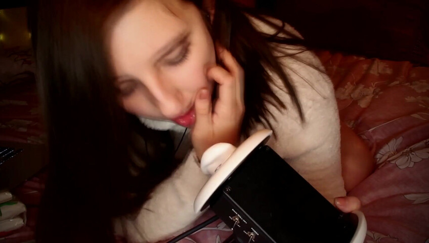 AftynRose ASMR - Snuggly ear licking