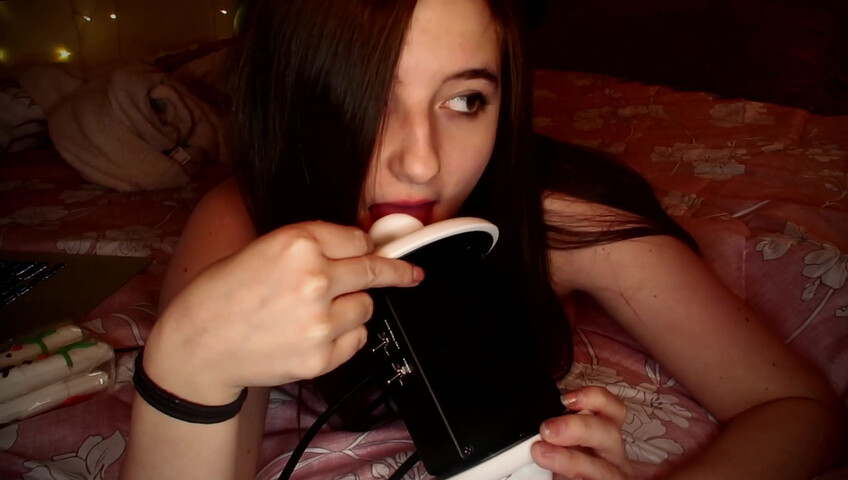 AftynRose ASMR - Snuggly ear licking