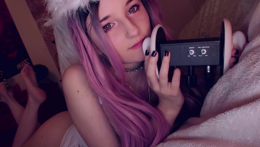 AftynRose ASMR - sweet angel ASMR, licking you to sleep