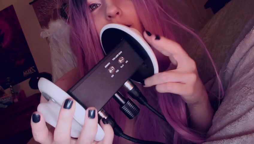 AftynRose ASMR - sweet angel ASMR, licking you to sleep