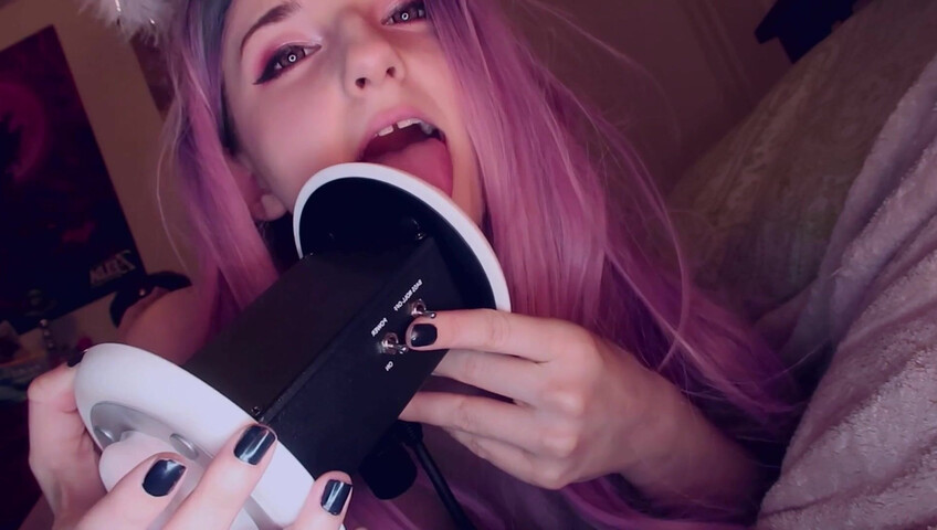 AftynRose ASMR - sweet angel ASMR, licking you to sleep
