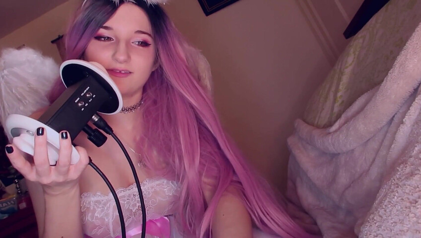 AftynRose ASMR - sweet angel ASMR, licking you to sleep