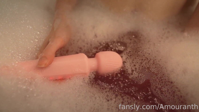 Amouranth - 18 October 2021 - Vibrator Play in Bathtub
