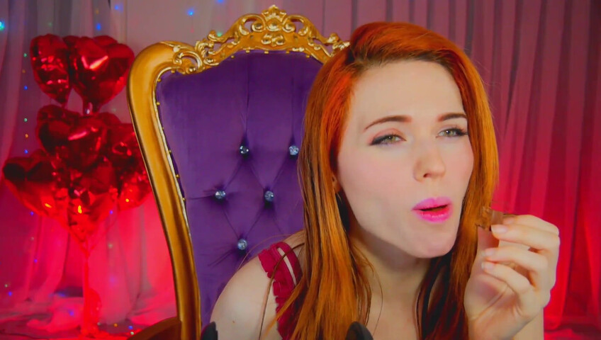 Amouranth Nude Patreon 2020 - Valentines ASMR Video