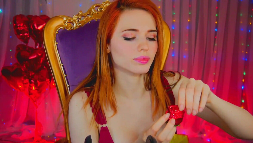 Amouranth Nude Patreon 2020 - Valentines ASMR Video