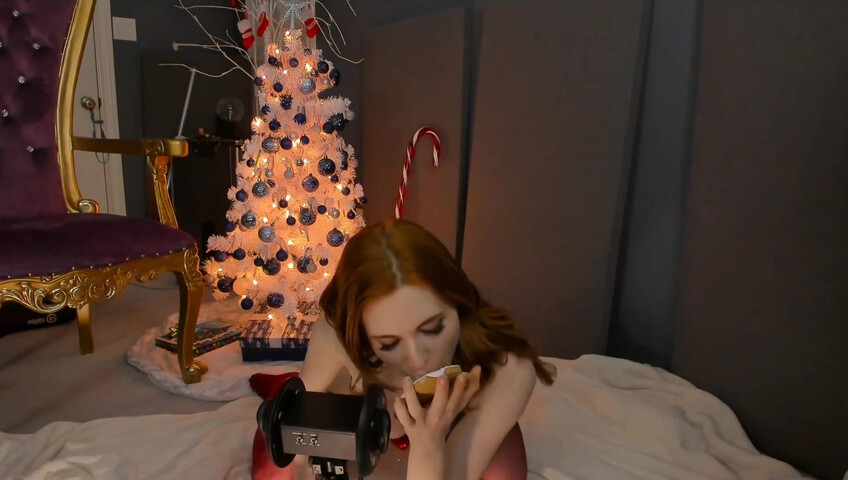 Amouranth Nude Patreon 2020 - XMAS ASMR Video