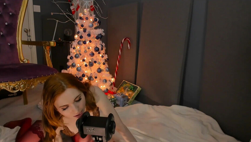 Amouranth Nude Patreon 2020 - XMAS ASMR Video