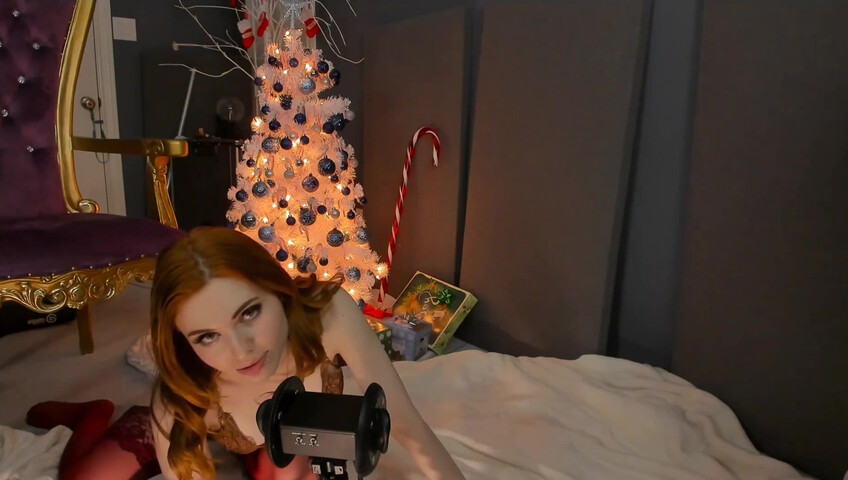 Amouranth Nude Patreon 2020 - XMAS ASMR Video