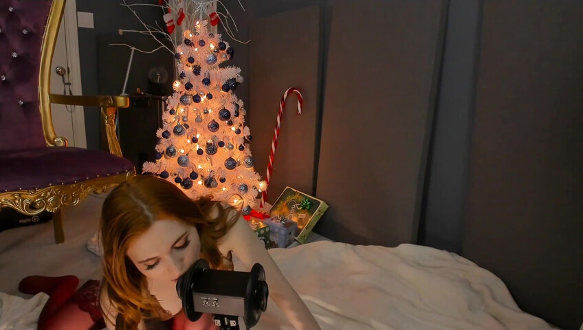 Amouranth Nude Patreon 2020 - XMAS ASMR Video
