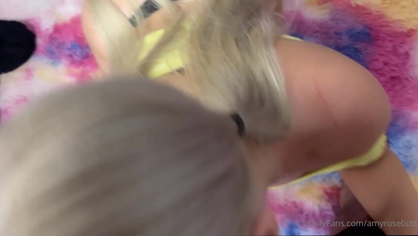 Amy Rose Butt - 15 October 2021 - Deep throating and gagging on cock