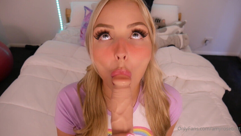 Amy Rose Butt - 28 July 2021 - Deepthroat JOI