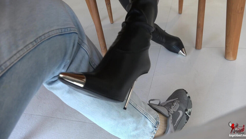 Angel The Dreamgirl - He Cant Handle It And Explodes In His Jeans 4K