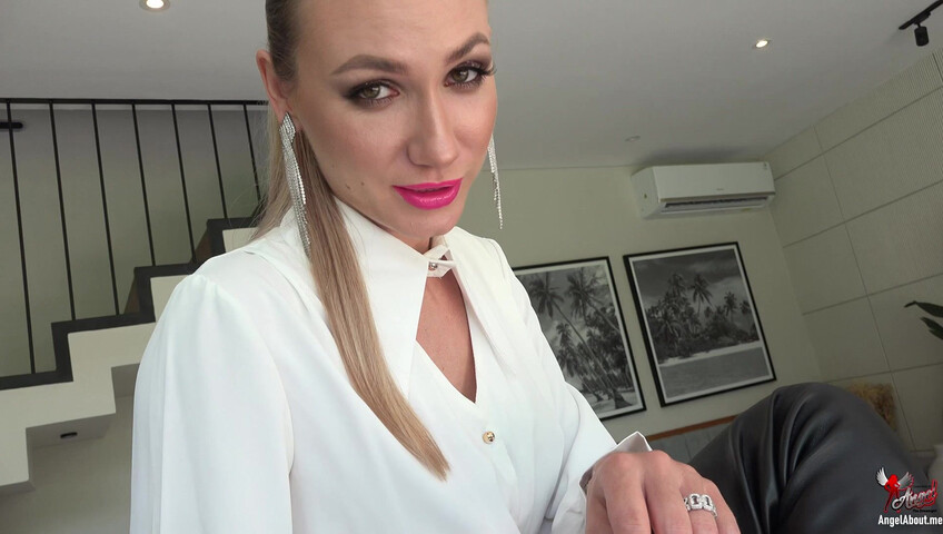 Angel The Dreamgirl - He Cant Handle It And Explodes In His Jeans 4K