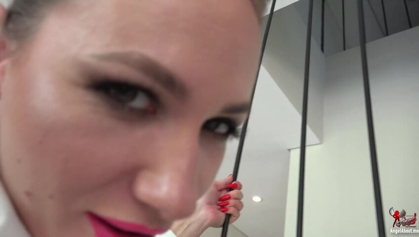 Angel The Dreamgirl - You Strong Erotic Desire To Make Dirty Her Leather High Boots 4k