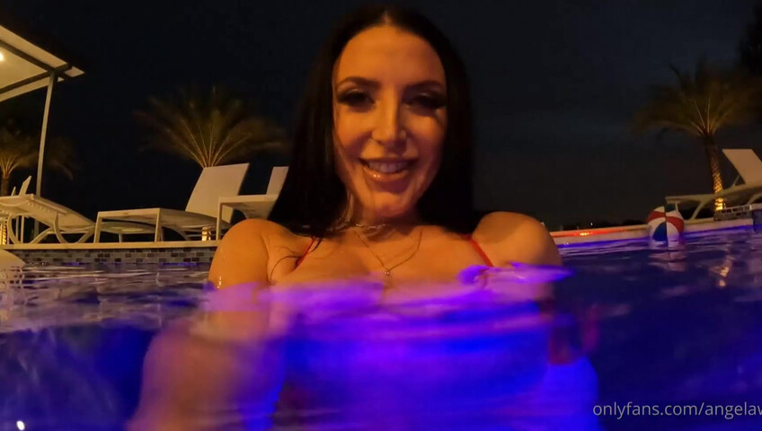 Angela White Porn - Late Night Dip