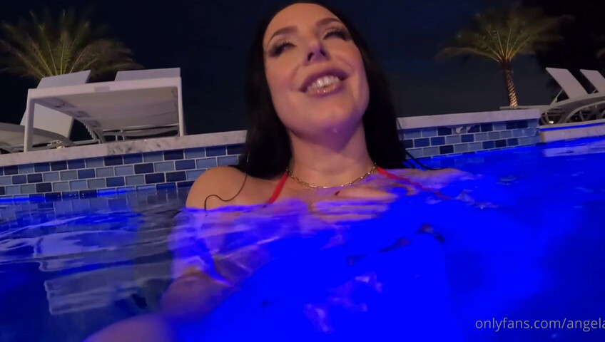 Angela White Porn - Late Night Dip